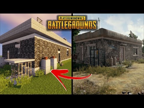 Minecraft - How To Build A PUBG House #2  Player Unknown 