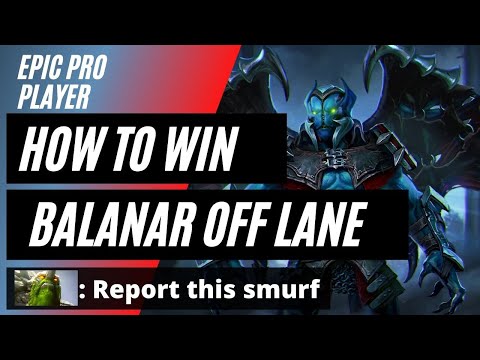 Night Stalker Balanar | HOW TO WIN WITH | SMURF PLAYER??