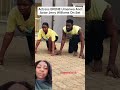 Actress Ekene Umenwa On A Running Competition With Actor Jerry Williams On Set