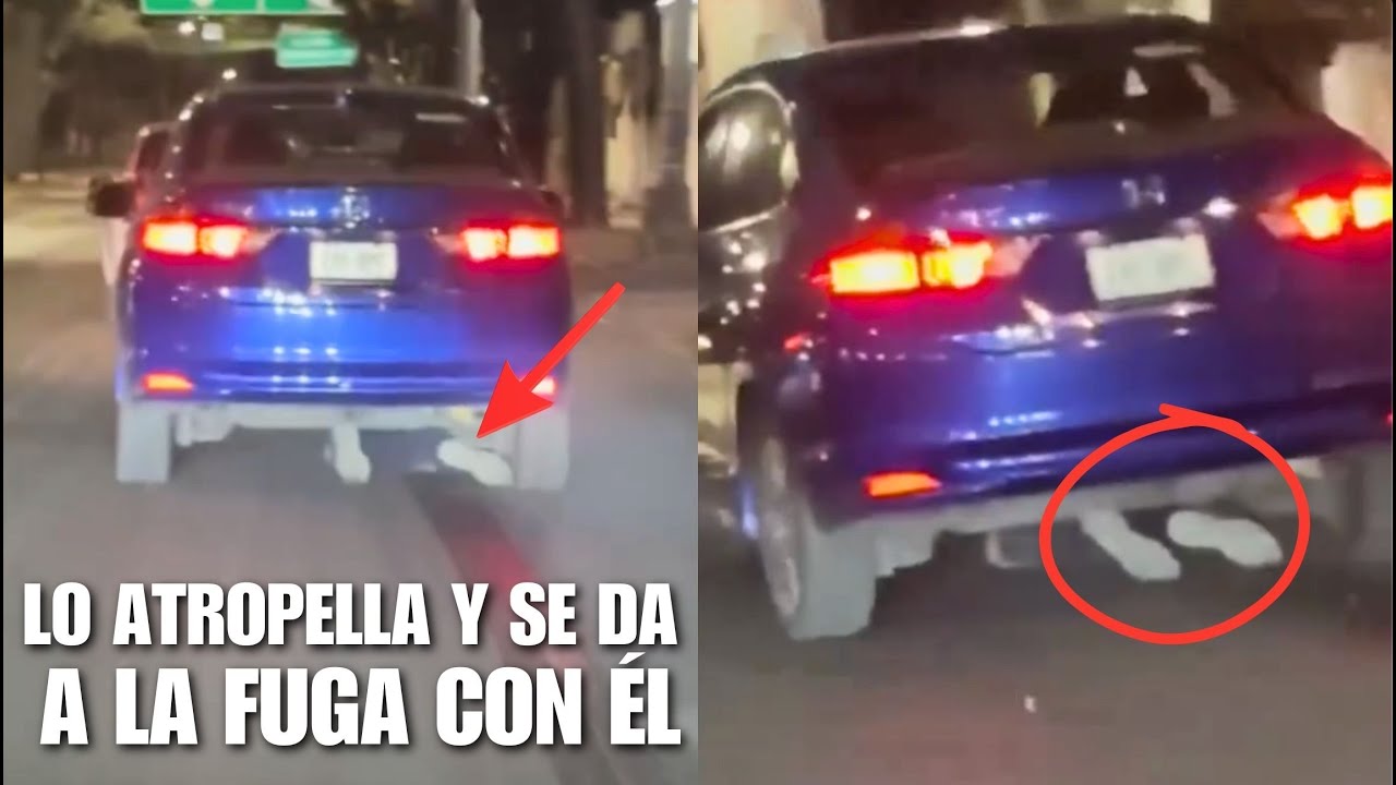 EL CONDUCTOR que ARRAS...a UN MOTOCICLISTA