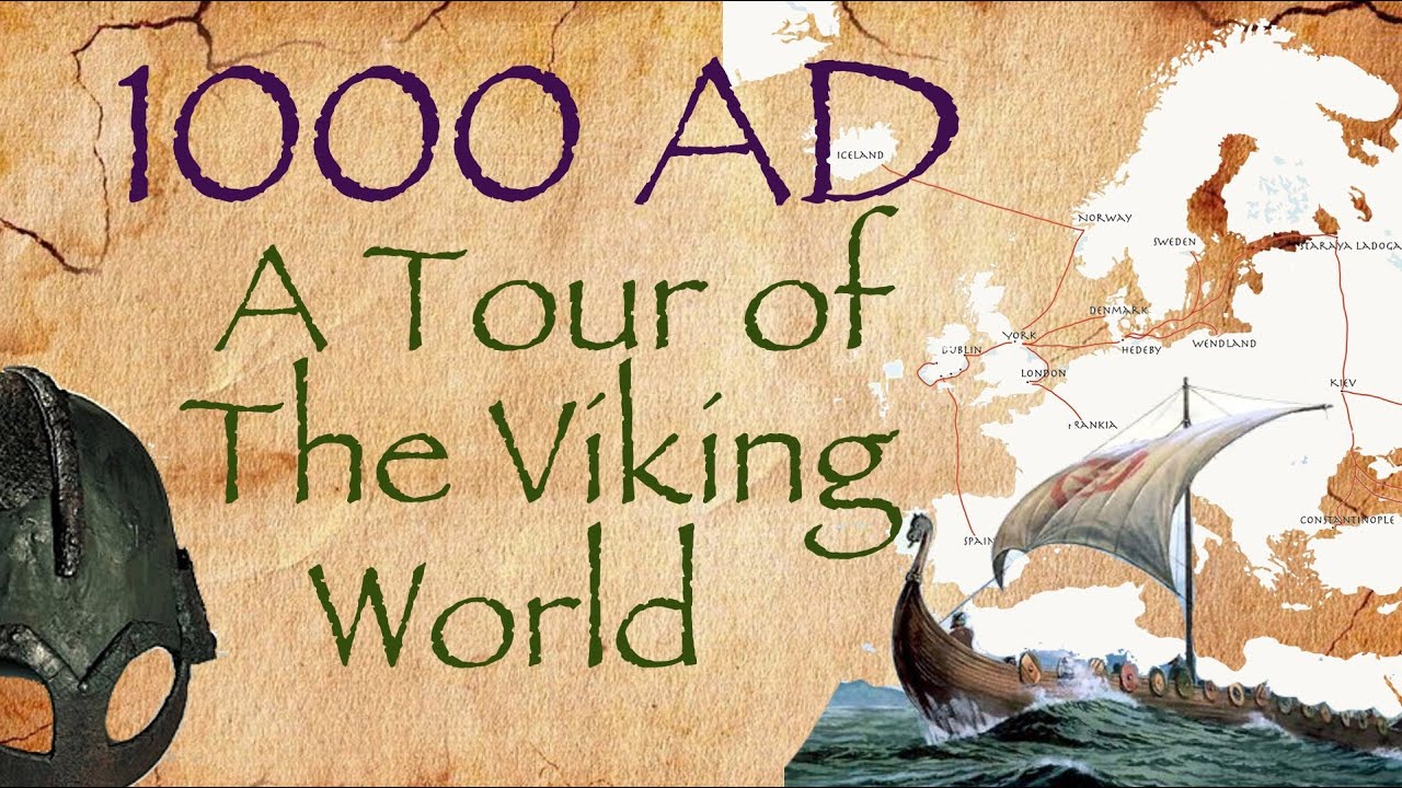 Where did the Vikings land in the year 1000? Tipseri