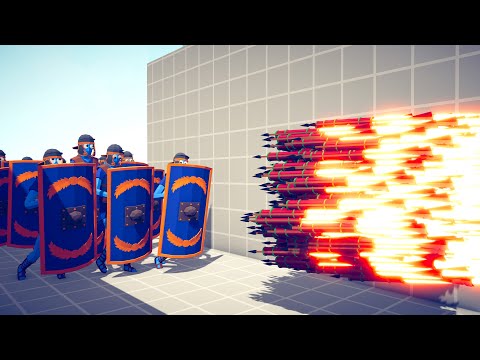 100x SHIELD BEARERS vs EVERY GOD - Totally Accurate Battle Simulator TABS