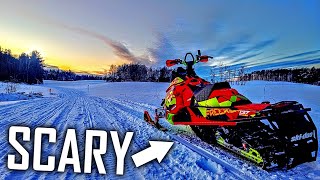 Finally Riding The Freeride 800! | Marathon Co. Sled Trail Report 1/2/26