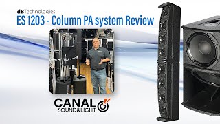Video thumbnail for DB Technologies ES1203 - Column PA Speaker System [ Product Review ] by Canal Sound and Light