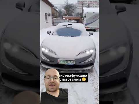 Funkcja strząsania śniegu z auta