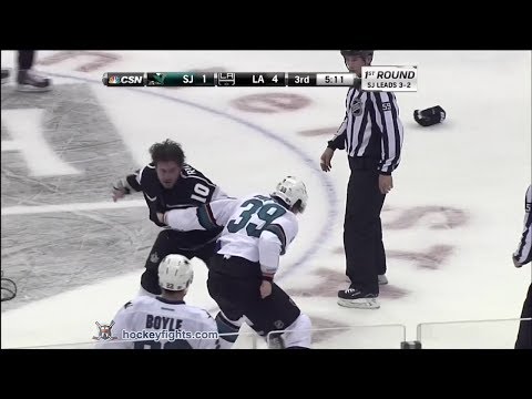 Logan Couture vs Mike Richards Apr 28, 2014