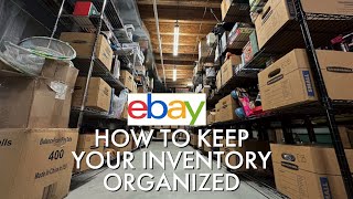 How to organize and manage your eBay inventory