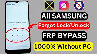 All Samsung A02/A03/A12/A30/A10/A20/A50 FRP Bypass 2024 | All Android Version Google Account Remove
