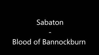Sabaton   Blood of Bannockburn