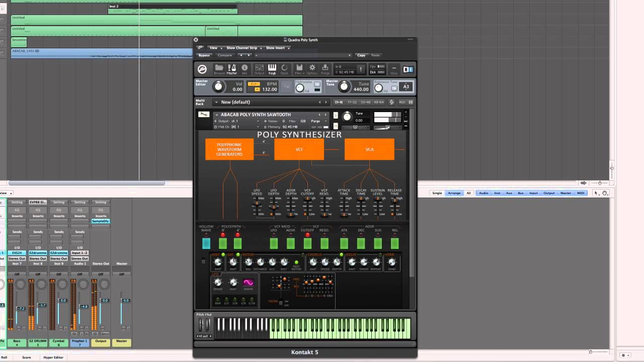 Synth Magic Quadra for kontakt 5 Genesis Lead presets