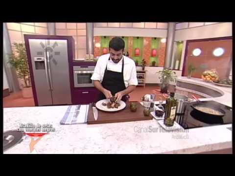 Receta: asadillo de setas con tomates negros