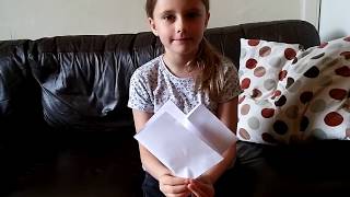 Minecraft paper heart origami