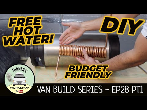 Campervan Hot Water System using beer keg! - Van Build Series - Episode 28 - Part 1