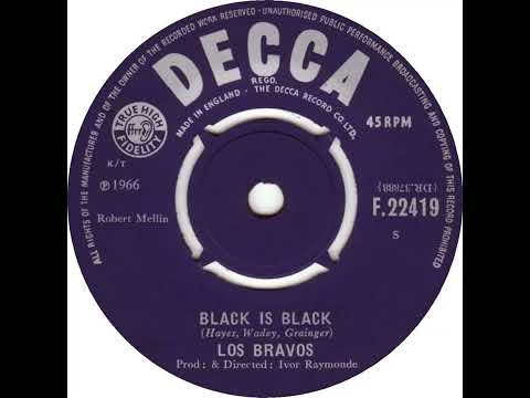 UK New Entry 1966 (195) Los Bravos - Black Is Black