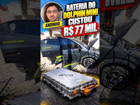 BATERIA DO BYD DOLPHIN MINI CUSTOU R$ 77 MIL!