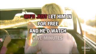 Oscar The Angel in the style of Randy Travis | Karaoke with Lyrics