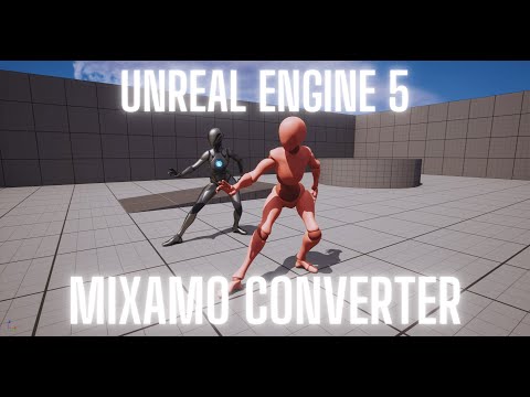 Unreal Engine 5 Tutorial - Mixamo to Unreal Engine 5 with MixamoConverter