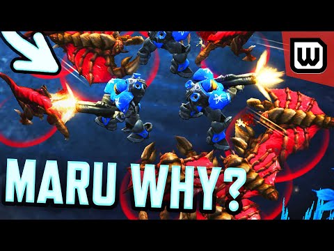 Maru gambles his tournament on a proxy barracks (vs Solar) - StarCraft 2
