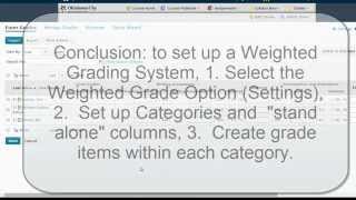 Setting Up a Weighted Grades System (D2L 10.3)