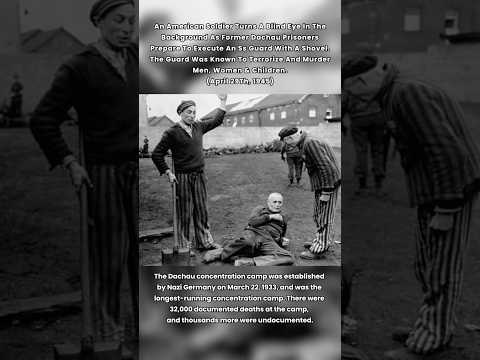 Colorized Footage: Dachau Prisoners Prepare to Execute SS Guard After Liberation, April 29, 1945