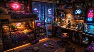90's Lofi Hip Hop Mix  📻 Rainy Chill Beats with Cozy Ambience for Working & Relaxing | Midnight lofi