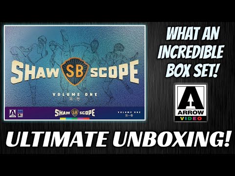 SHAWSCOPE COLLECTION VOL 1 | ARROW VIDEO | BLURAY BOXSET UNBOXING!