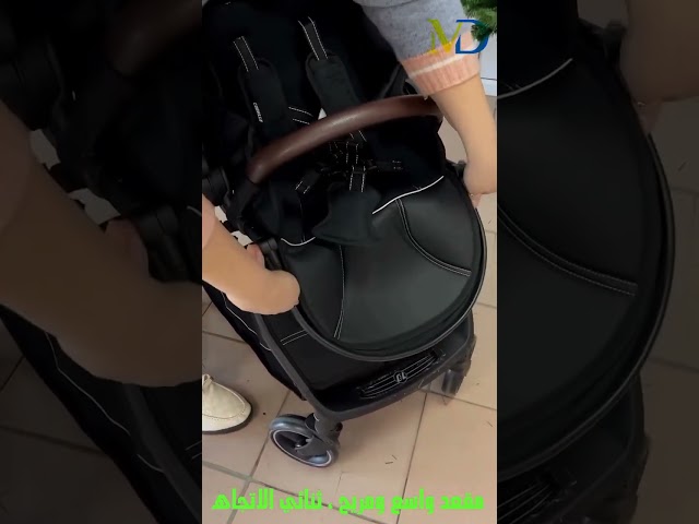 عربية كوبال الشهيرة El_Coballe  أطفال خفيفة الوزن وقابلة للطي ،عربية أطفال 2 في 1 للرضع والأطفال الصغار في منظر طبيعي مرتفع مع سرير قابل للتحويل بوجهين عربية أطفال مع مسند ظهر قابل للتعديل مضاد للصدمات .