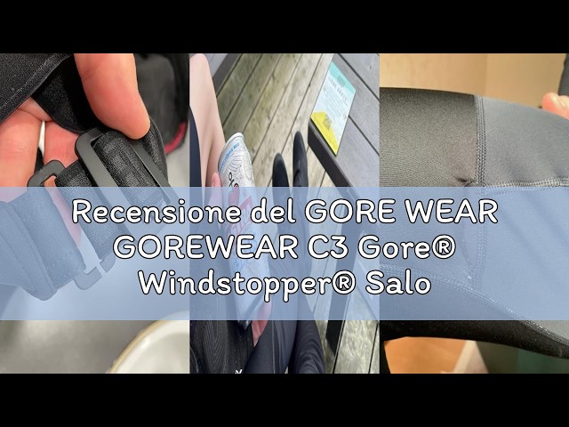 Vídeo relacionado con GOREWEAR C3 Punteras Gore Windstopper Unisex, Cubre Punteras para Tiempo Fresco