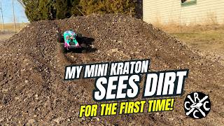 Awesome To Finally Get My Mini Kraton 3s On Dirt!
