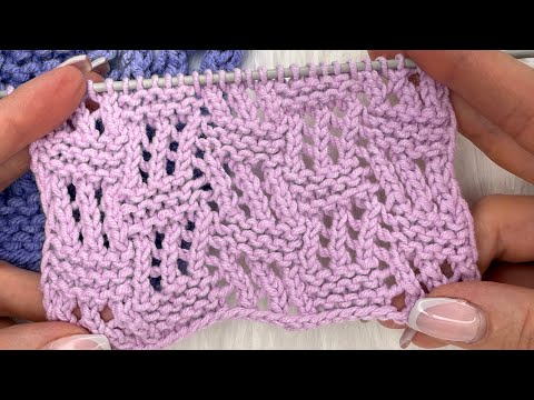 EASY Elegant Lace Pattern – 12-Row Repeat | TILTED CHECKERED