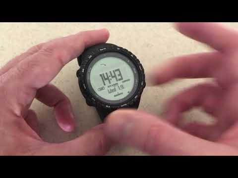Suunto Core (Classic Black):  Setting the time