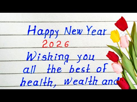 New Year 2026 Wishes || Happy New Year Wishes Message || New Year Card ||