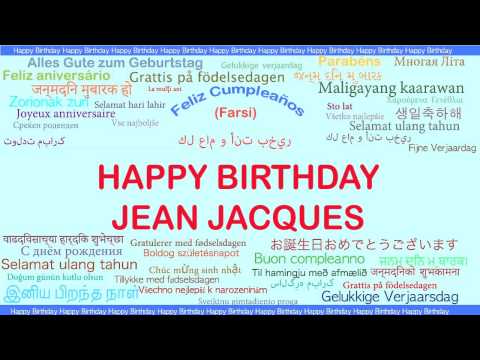 JeanJacques   Languages Idiomas - Happy Birthday