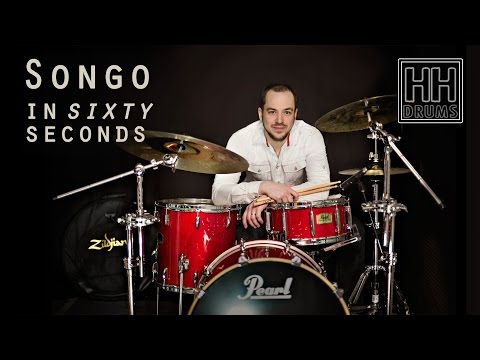 Drum Lesson # 9 - Songo In Sixty Seconds - Better Drums - Drum Instruction