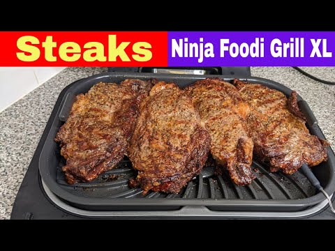 Ninja Foodi Grill XL Steak Recipe