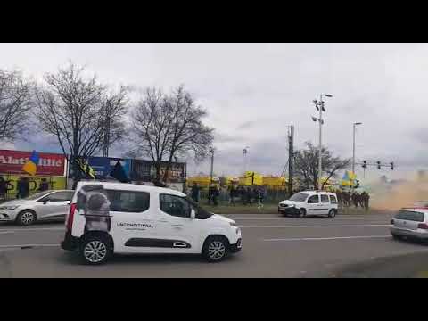 dolazak vrapčana(lunatics) u gajnice na utakmicu nk ponikve -nk vrapce