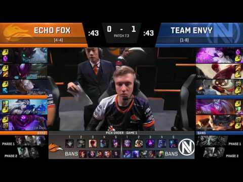 NV Vs FOX Highlights All Game NA LCS 2017 Spring W5D2 EnVyUs Vs Echo FOX