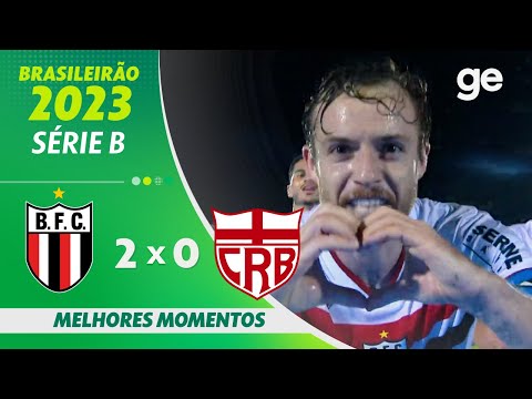 Gols e lances de Botafogo-SP x CRB