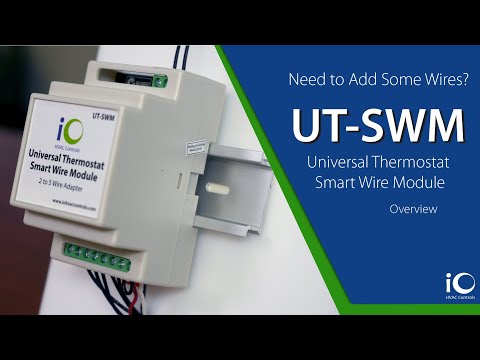 UT-SWM- Universal Smart Thermostat Module Turns 2 Wires Into 5