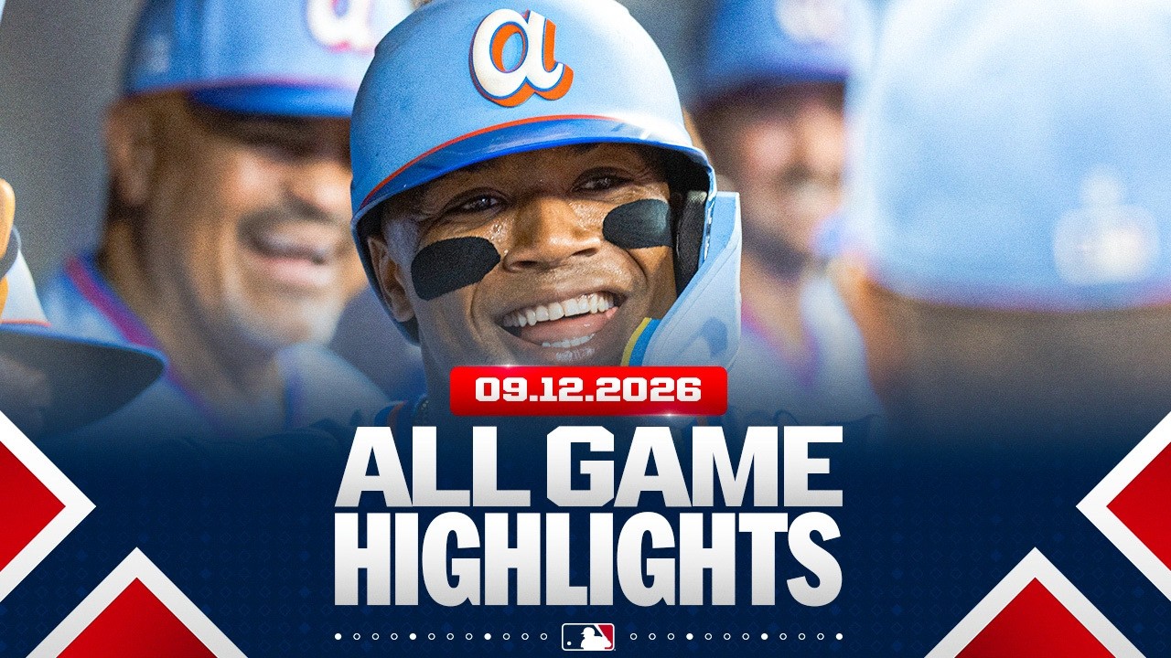 Highlights from ALL GAMES on 9/12 (Acuña Jr. homers vs. Phillies, Brewers score 13 and MORE!)