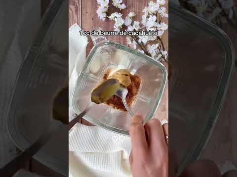 Recette Smoothie beurre de cacahuète chocolat