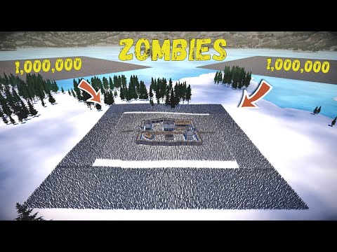 Can U.S. Soldiers & Samurai Defend Settlement From 2,000,000 Zombies - UEBS 2
