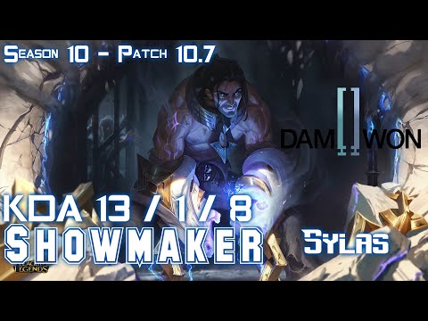 DWG Showmaker SYLAS vs LEBLANC Mid - Patch 10.7 KR Ranked