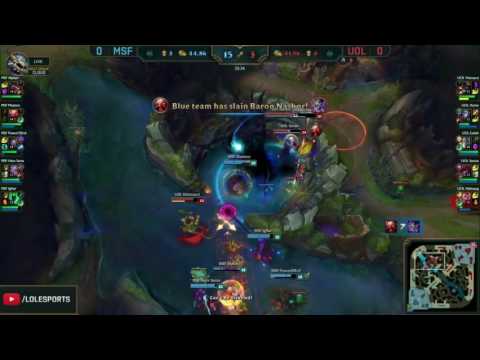 [Spoiler] MSF Maxlore (Gragas) Baron Steal - EU LCS W6D2 Highlights