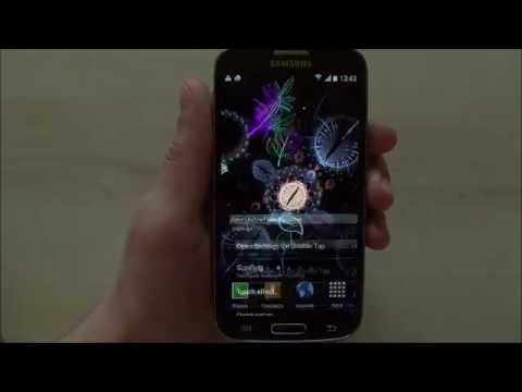 Neon leaf fall live wallpaper