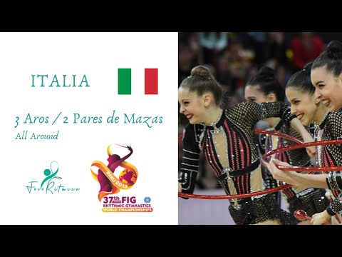 Italia 3 Aros/4 Mazas - Campeonato del Mundo Baku 2019