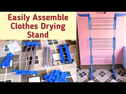 How To Assemble Cloth Drying Stand | TNC 3 Tier Cloth Dryer Stand