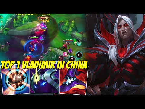 RANK 1 VLADIMIR HIS MECHANIC IS INSANE - WILD RIFT