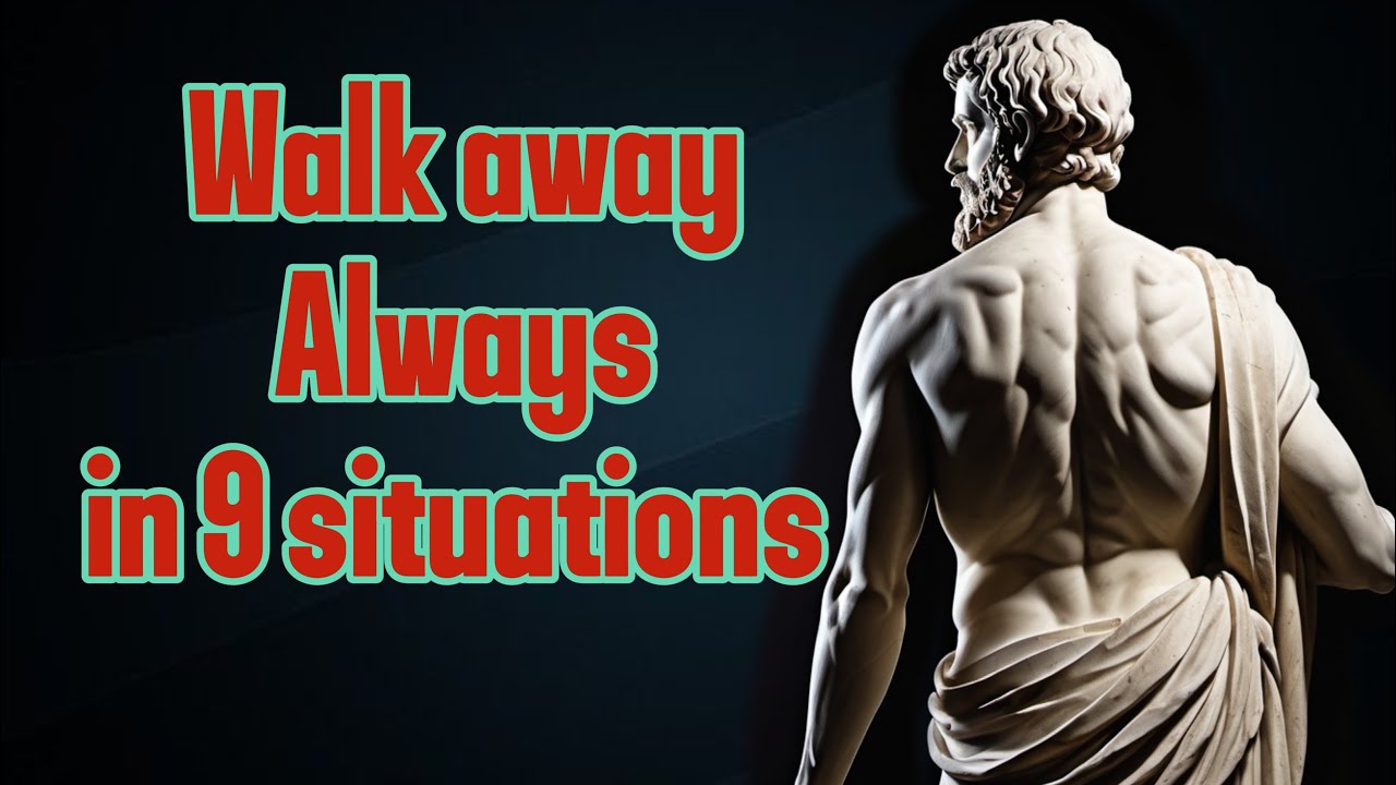 Leave on time! 9 situations when it is better to LEAVE | STOICISM