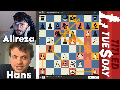 CRAZY CONTENT!!! GM Hans Niemann vs GM Alireza Firouzja